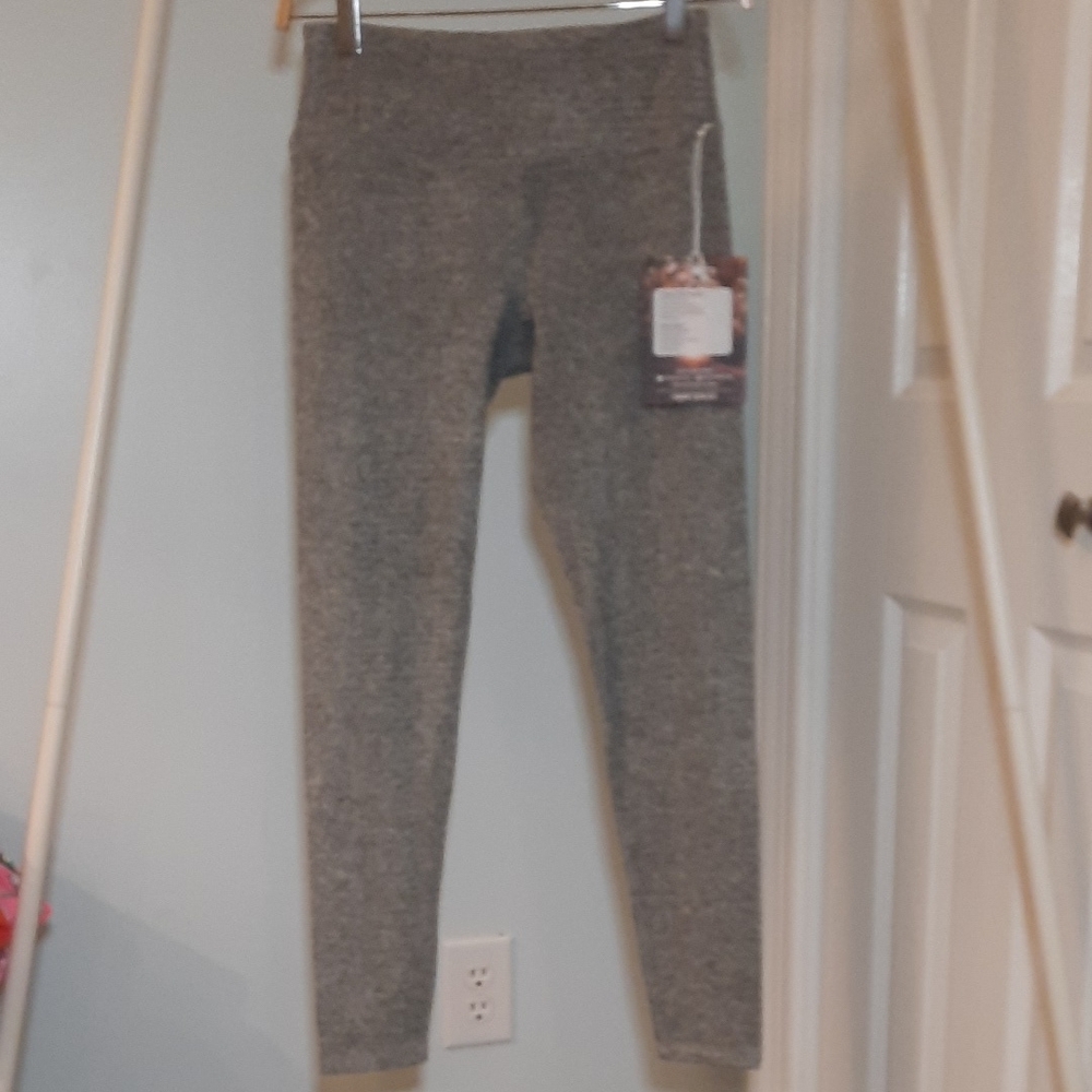 Kyodan Outdoor Leggings in Textured Taupe sz Small